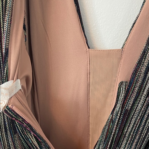 NWT Women’s Metallic High Waist Gown size Medium Nordstrom - Picture 9 of 11